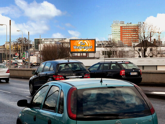 Videoboard Frankfurt Hanauer Landstrasse